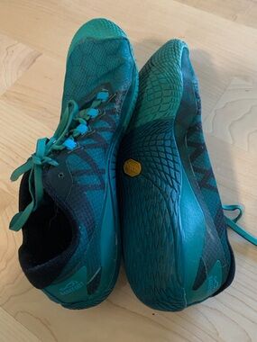 Merrell and Vibram Teal Barefoot Running/Athletic Shoes